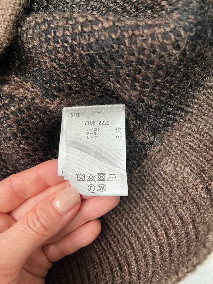 広瀬すず CLANE MOHAIR LOOSE KNIT CARDIGAN