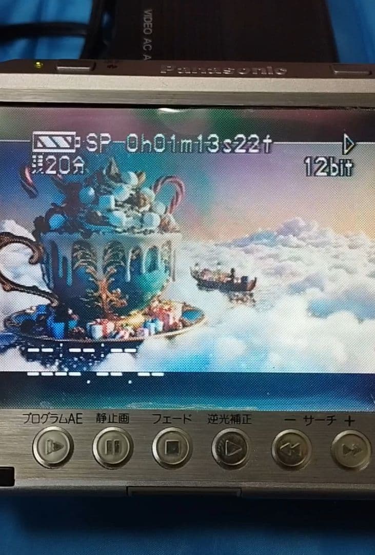 パナソニック ミニdv ビデオカメラ NV-DE3　動作確認済　液晶フィルム新品