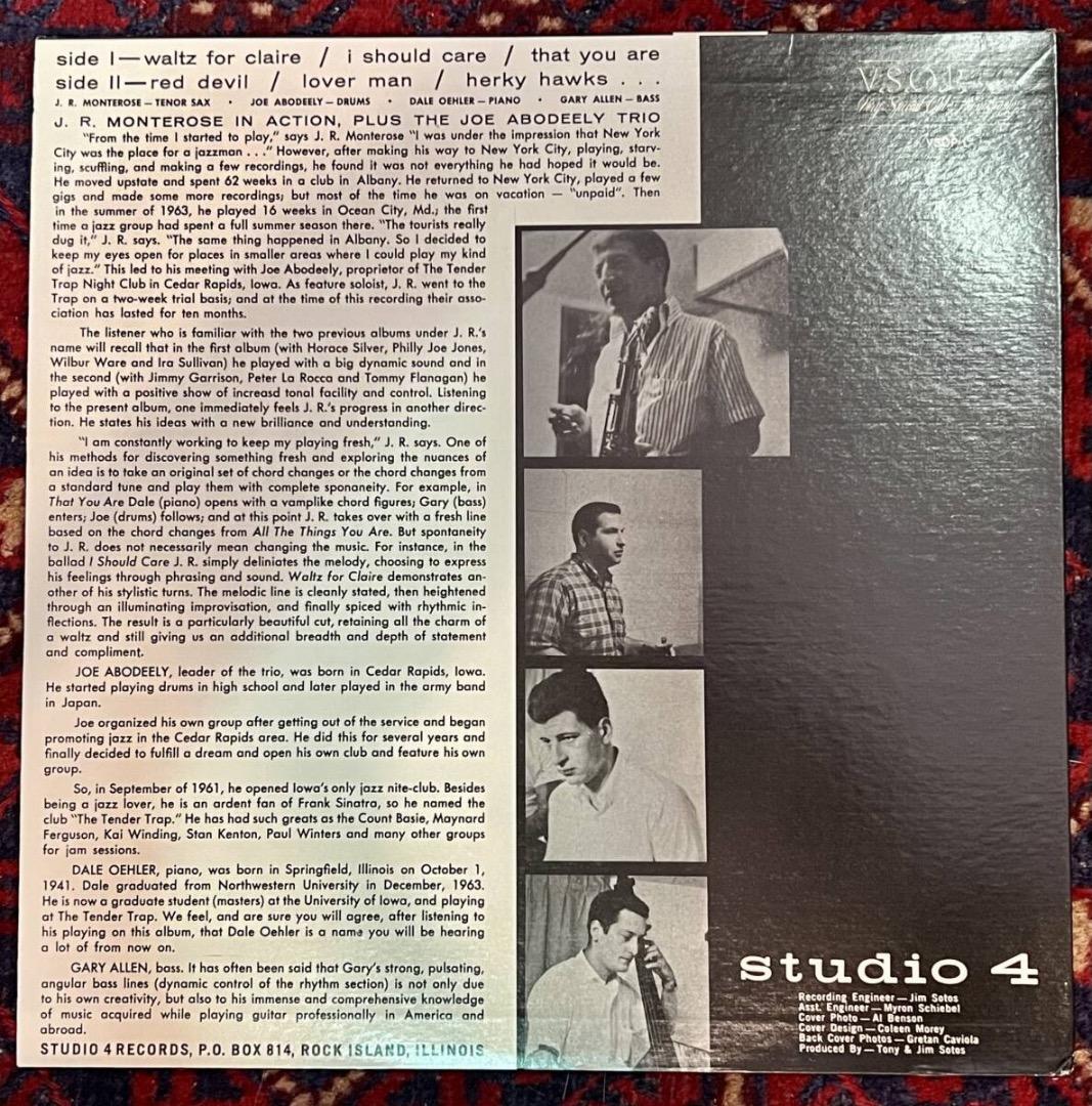 洋楽 J.R. MONTEROSE - IN ACTION STUDIO4/VSOP
