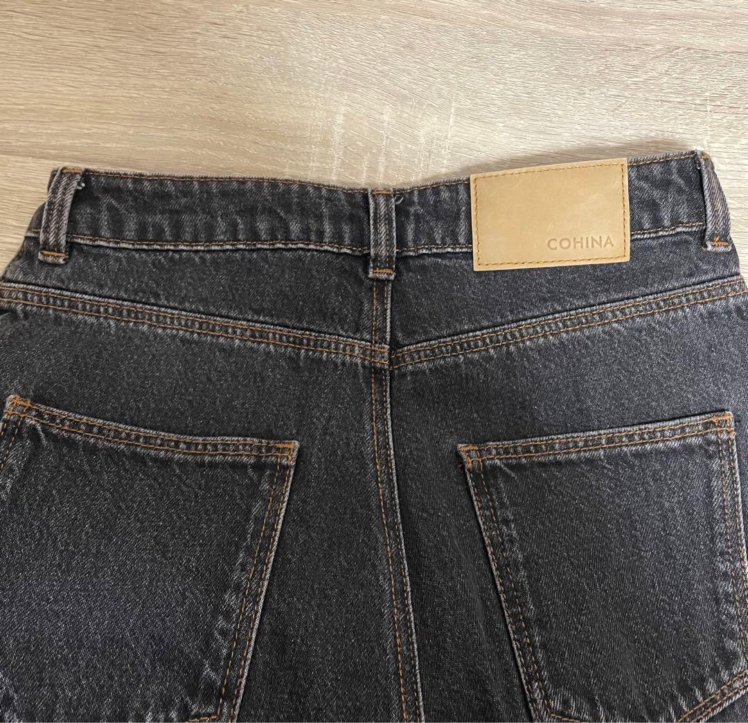 COHINA KUROKI DENIM セミワイドストレートregular