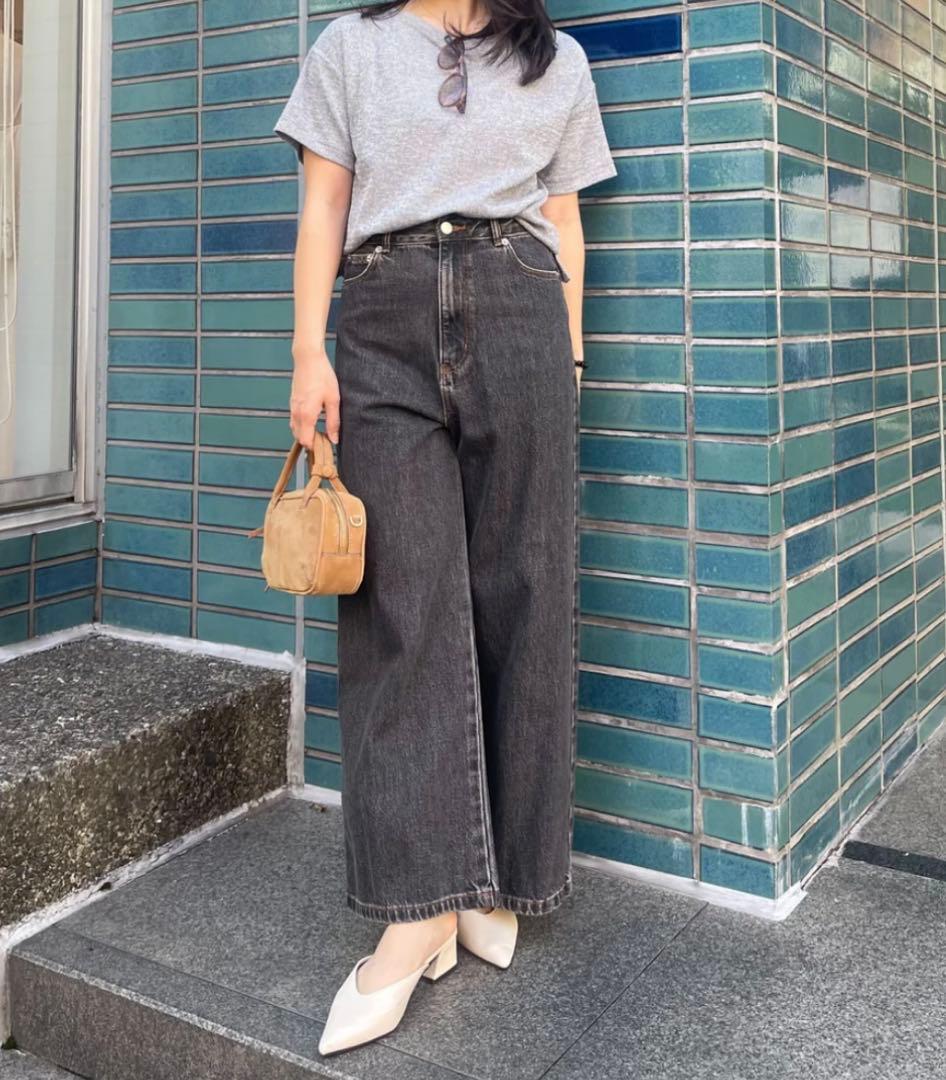 COHINA KUROKI DENIM セミワイドストレートregular