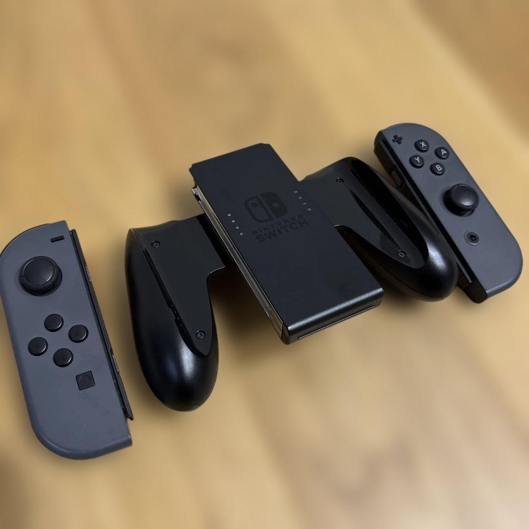 Nintendo Switch 本体、付属品/グレー（箱あり）/動作確認済み