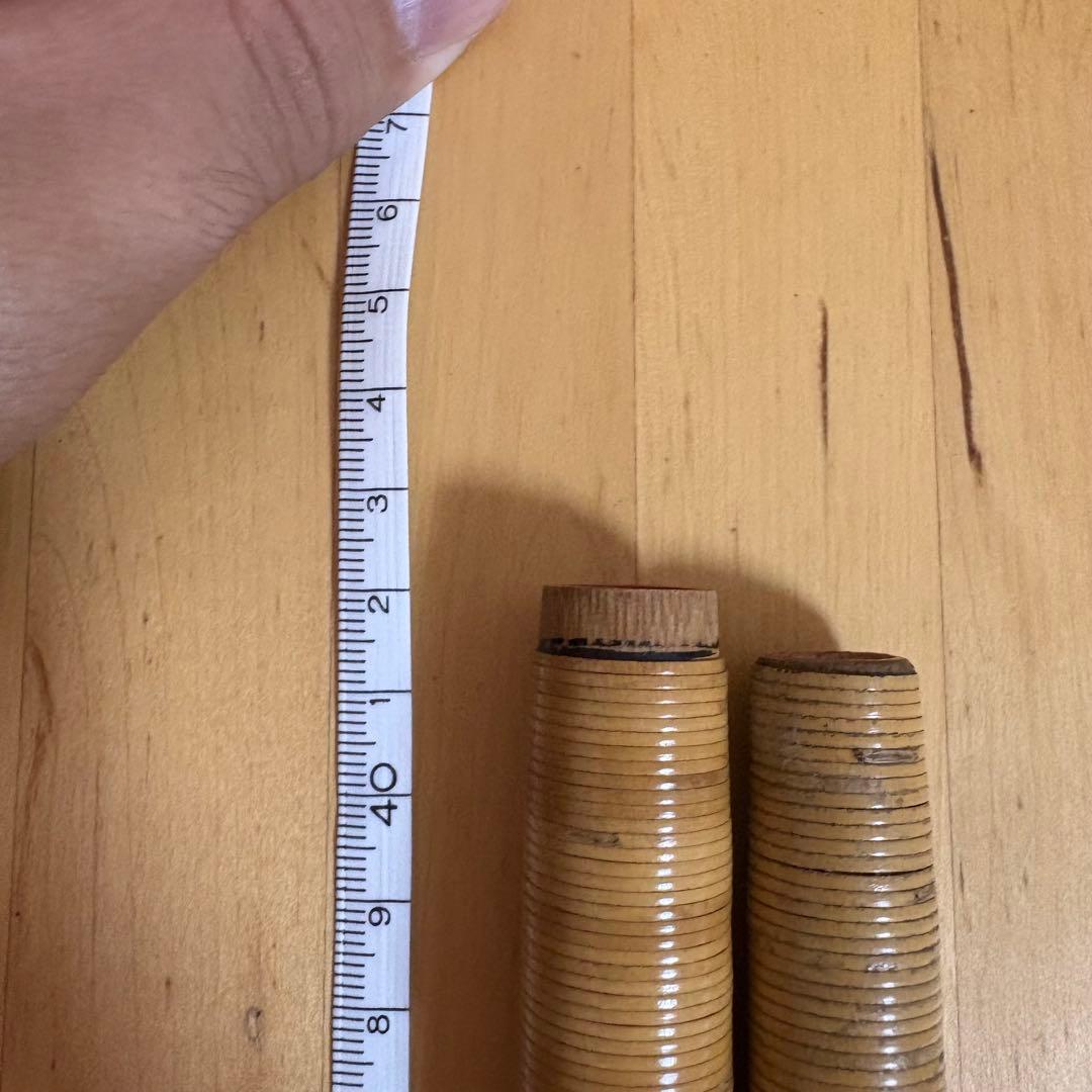 獅子田　竹製　笛　2本