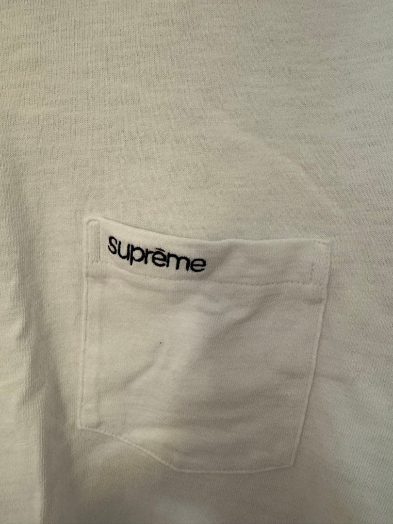 Supreme S/S Pocket Tee ホワイト M