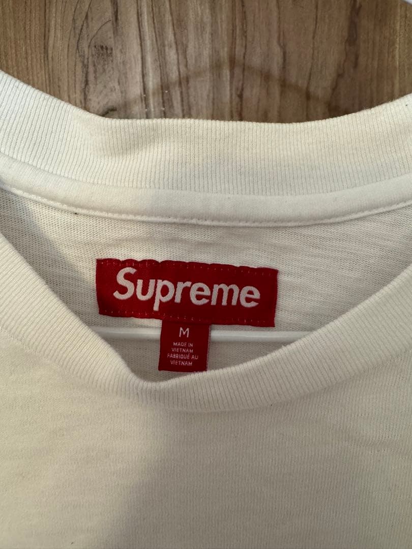 Supreme S/S Pocket Tee ホワイト M