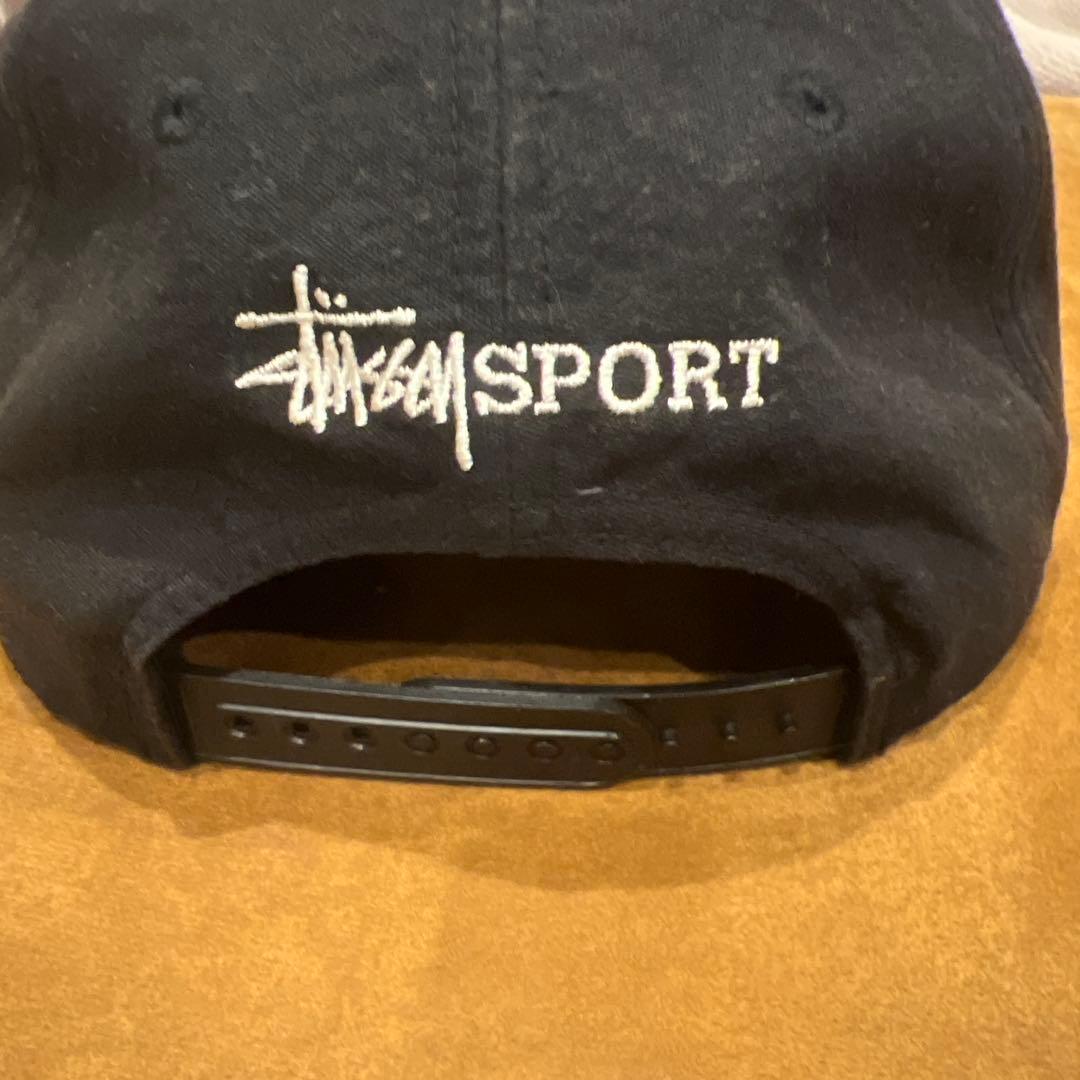 Stussy Sport ブラック　キャップ ステューシー STUSSY
