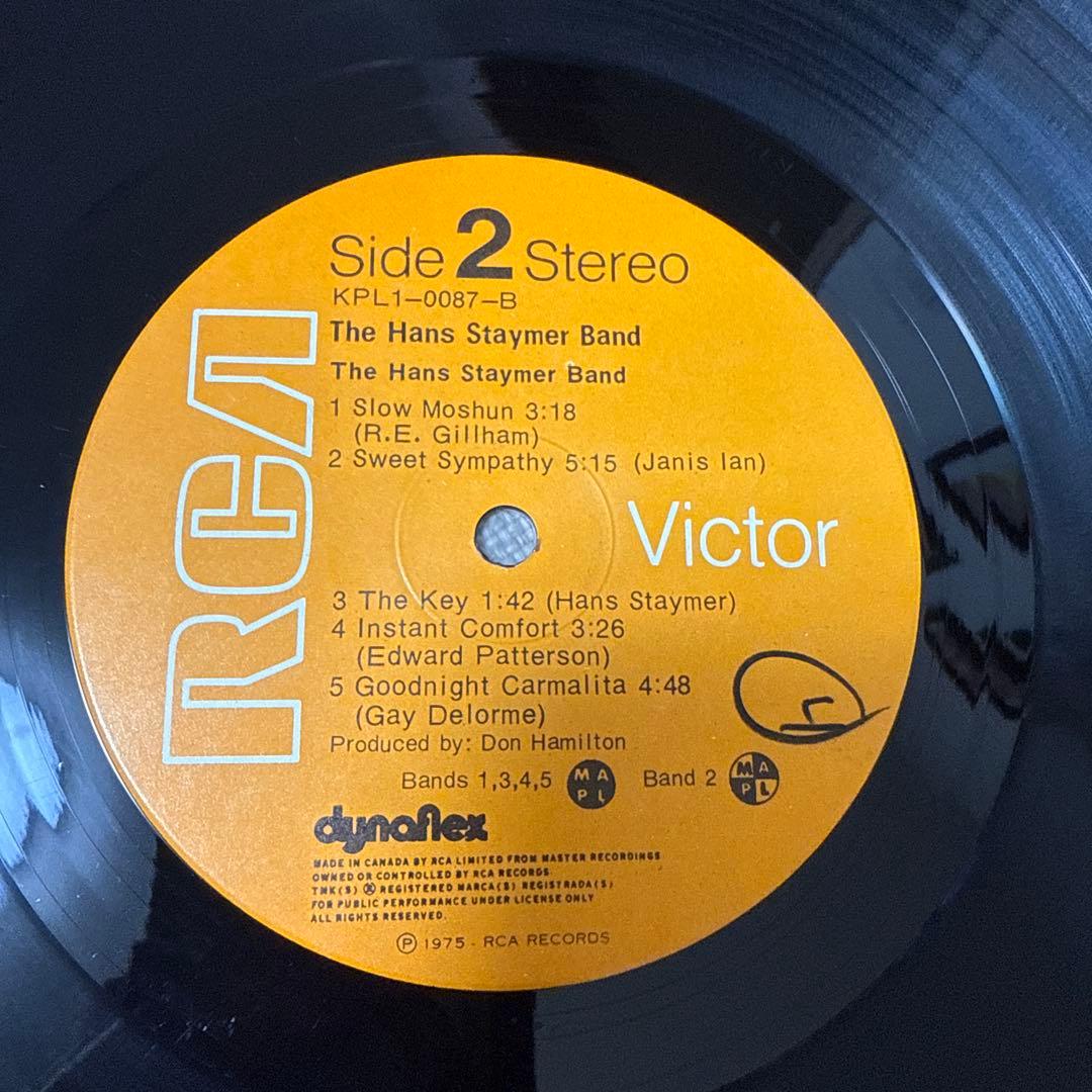 洋楽 Hans Staymer Band / Same