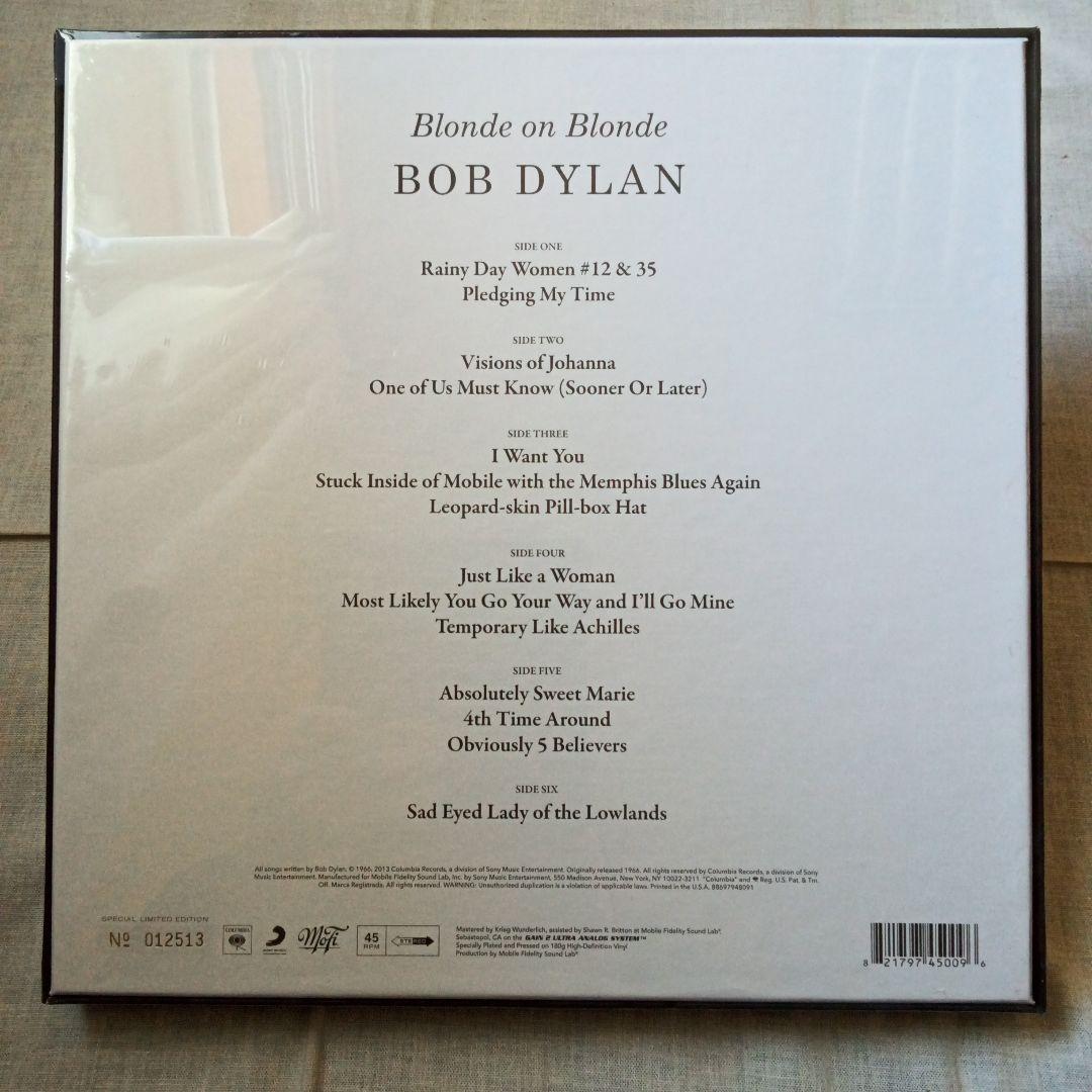 【新品未開封】BOB DYLAN Blonde on Blonde MFSL