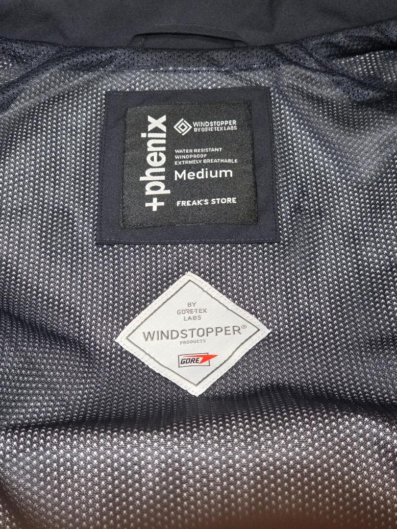 +phenix ゴアテックス ウインドストッパー ハリントン ジャケット