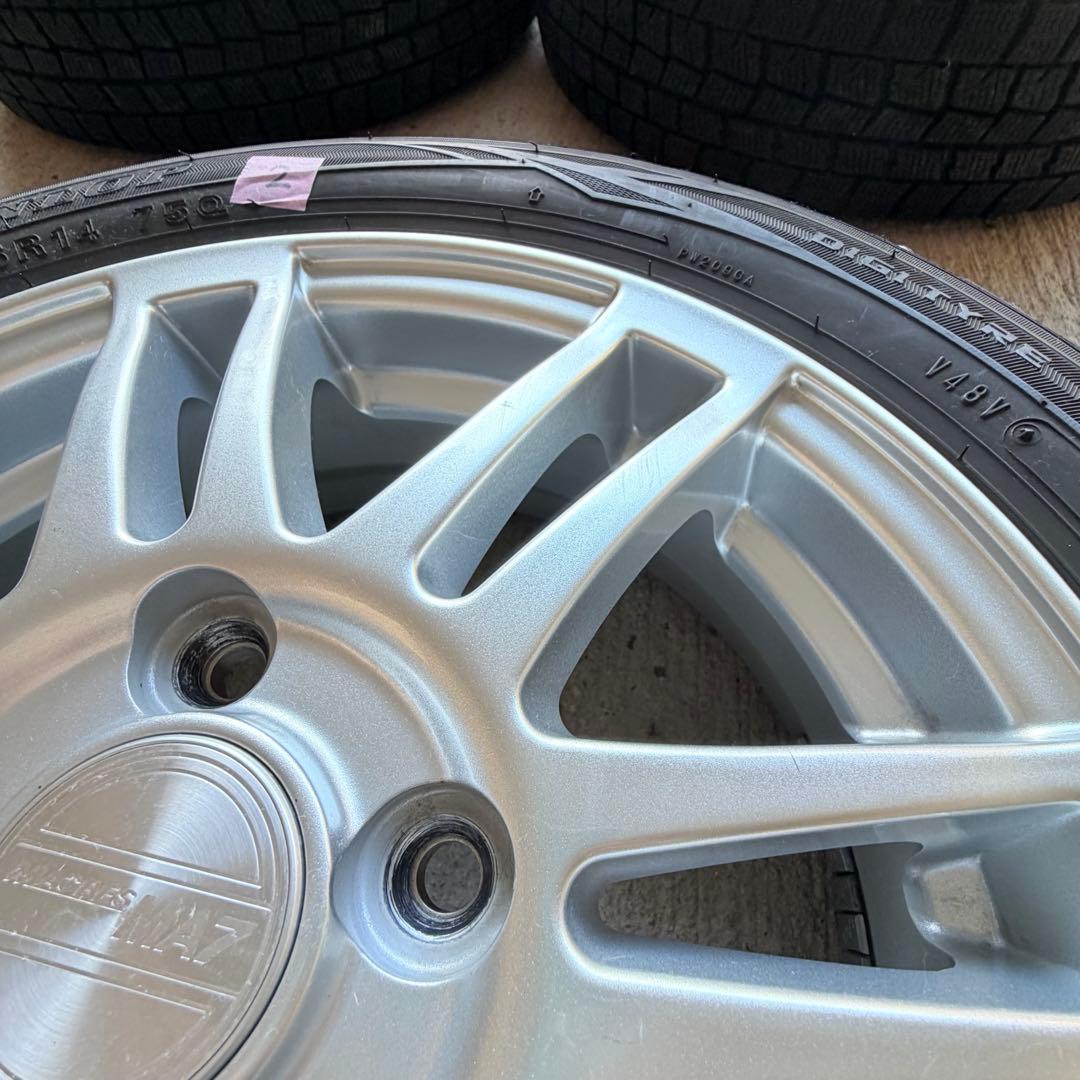MACBES 14インチアルミホイール4本セット 155/65R14 軽自動車用