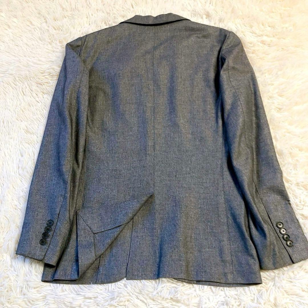【Zegna・シルクカシミヤ】TOMORROWLAND　テーラード　グレー　44