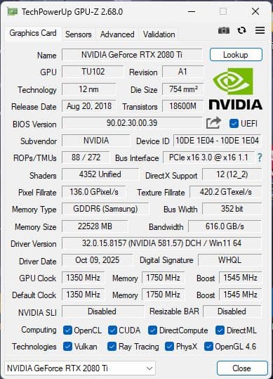 RTX 2080Ti 22GB 改造