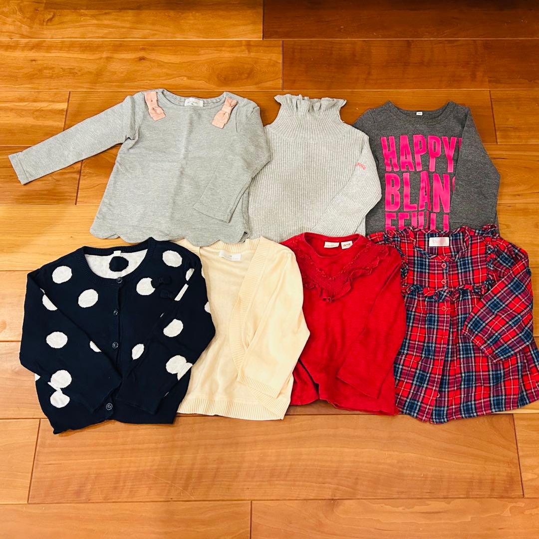女の子まとめ売り　女の子秋冬　女の子トップス　スカート　キッズ服セット