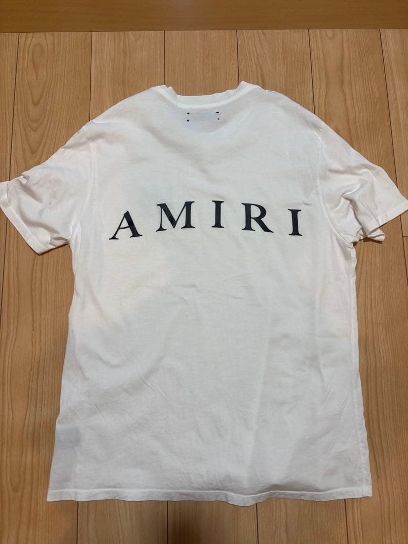 AMIRI アミリ 旧ロゴ Tシャツ 　Lサイズ　drip ドリップ　タグ付き