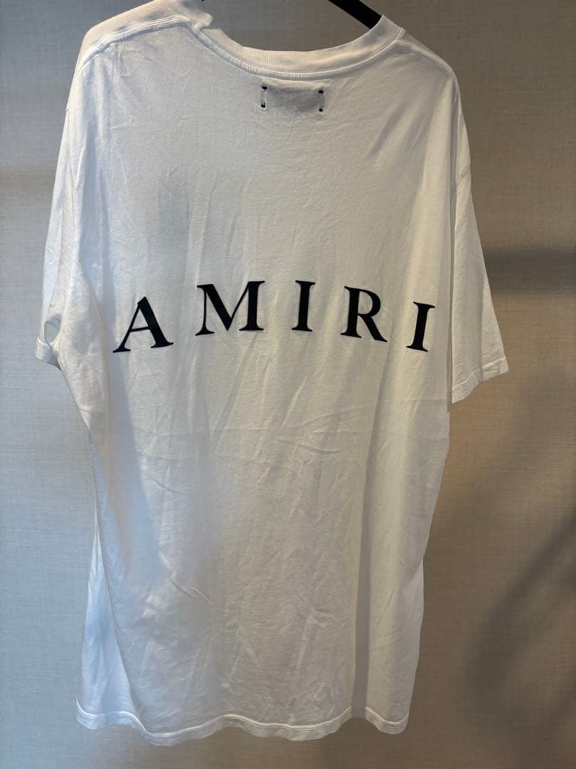 AMIRI アミリ 旧ロゴ Tシャツ 　Lサイズ　drip ドリップ　タグ付き