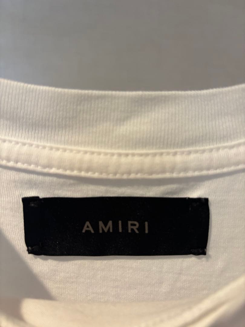 AMIRI アミリ 旧ロゴ Tシャツ 　Lサイズ　drip ドリップ　タグ付き