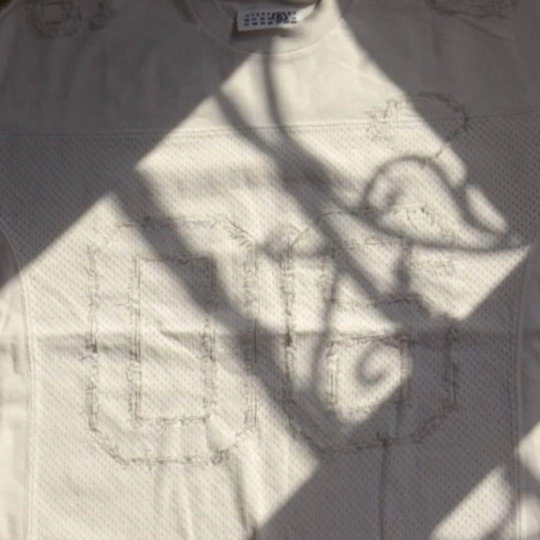 トップス XL MM6 Cotton Football Jersey White