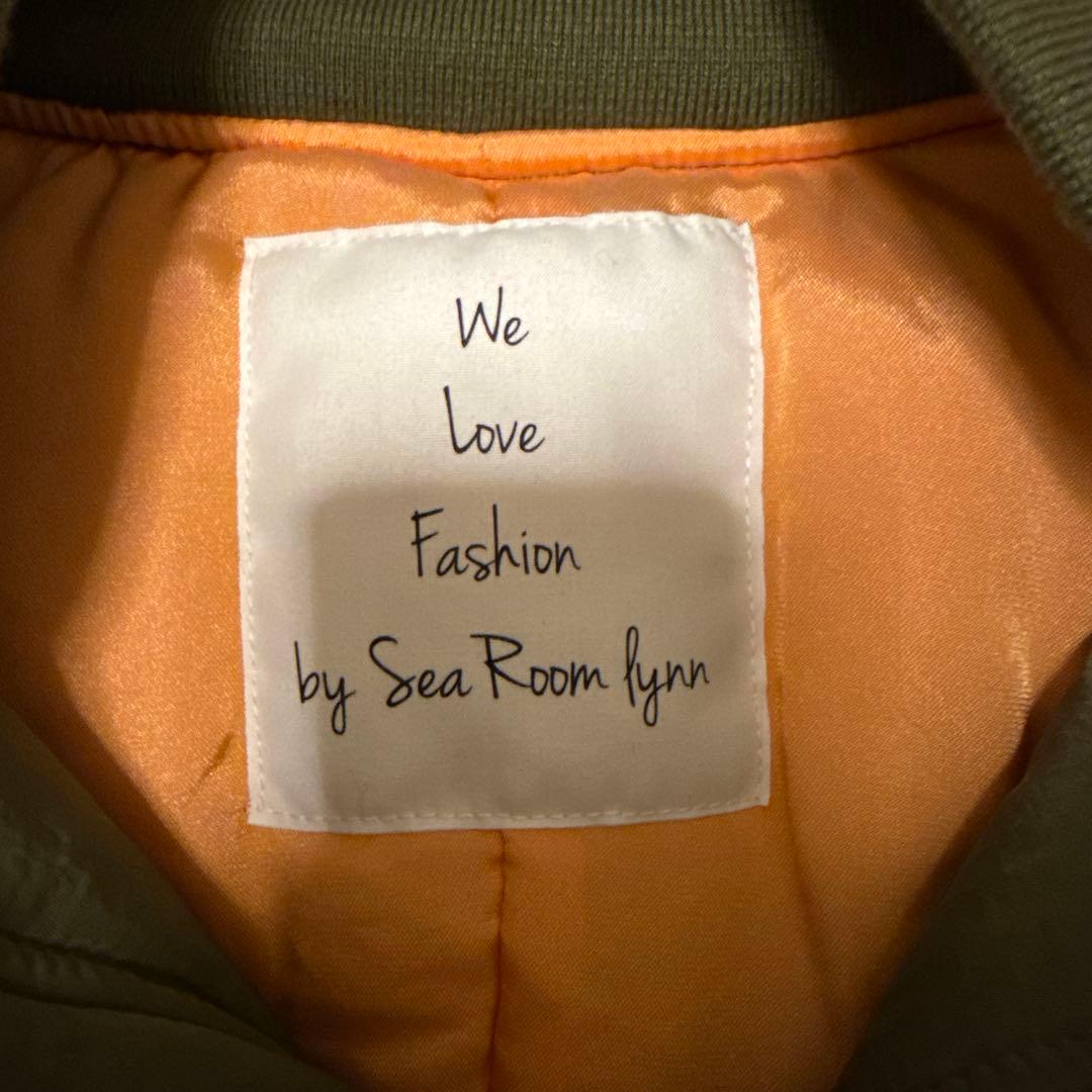 Sea Room lynn カーキ クロップドMA-1