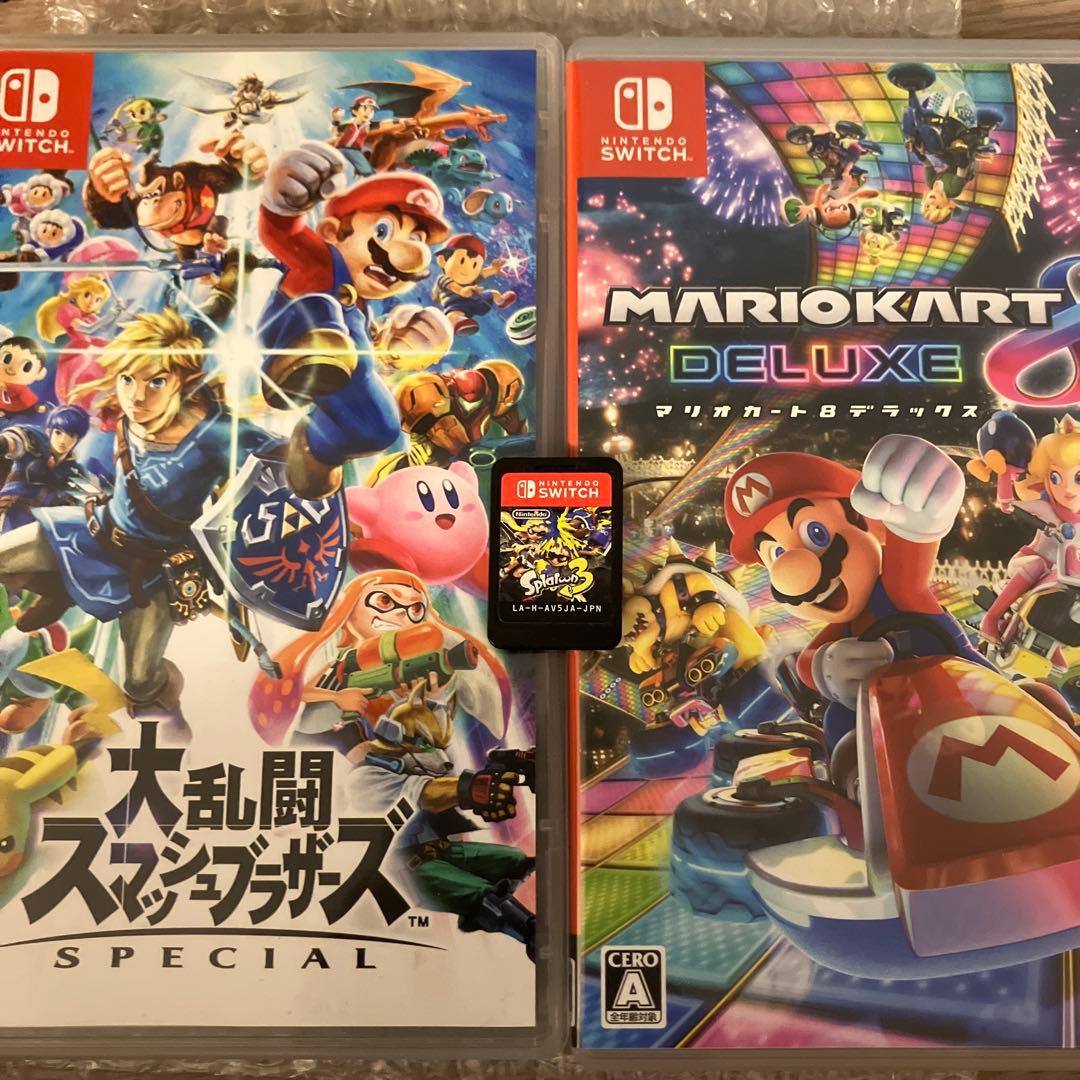 スマブラ　マリオカート8dx スプラトゥーン3 switch