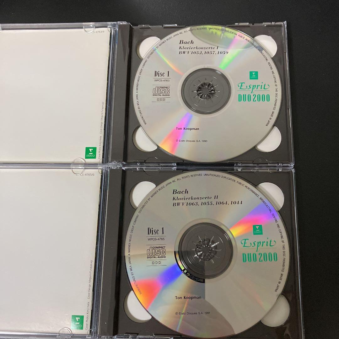 【売約済】コープマン／バッハ:チェンバロ協奏曲集（全15曲）　2CD×2=4CD