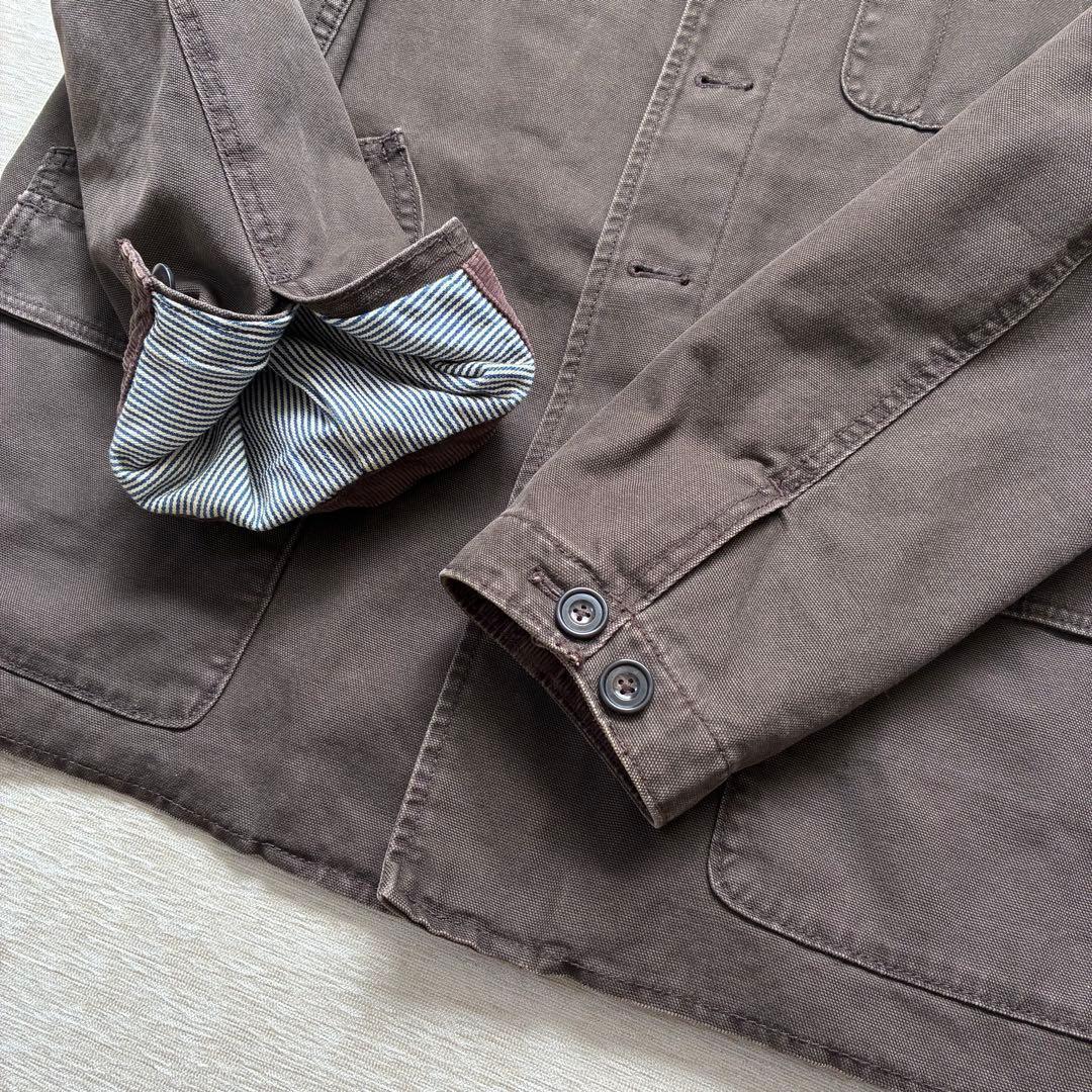 OLD GAP ハンティングジャケット　カバーオール　ブラウン　コーデュロイ襟