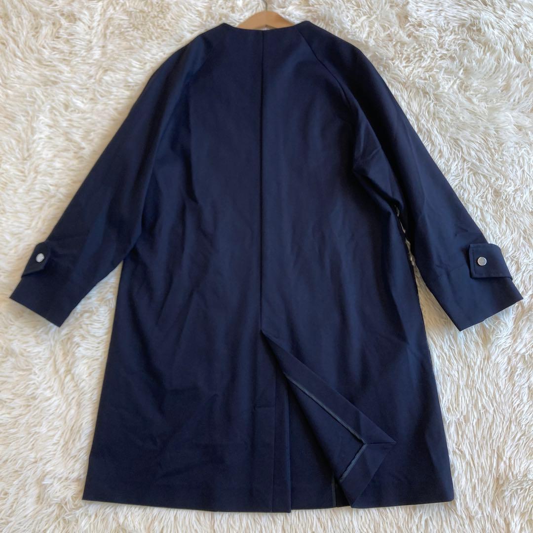 green label relaxing メタルドット ノーカラー コート