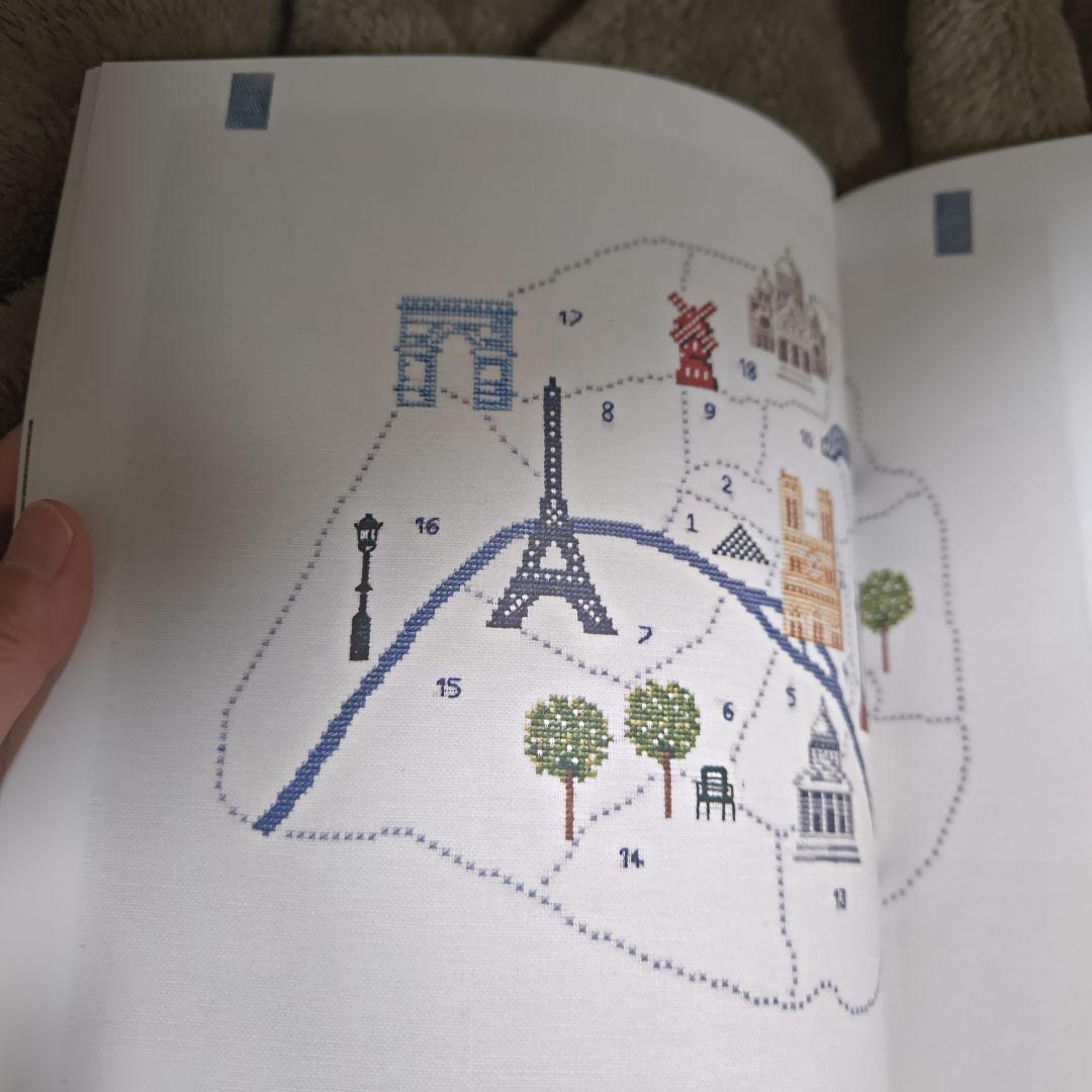 RUES DE PARIS クロスステッチ　図案集