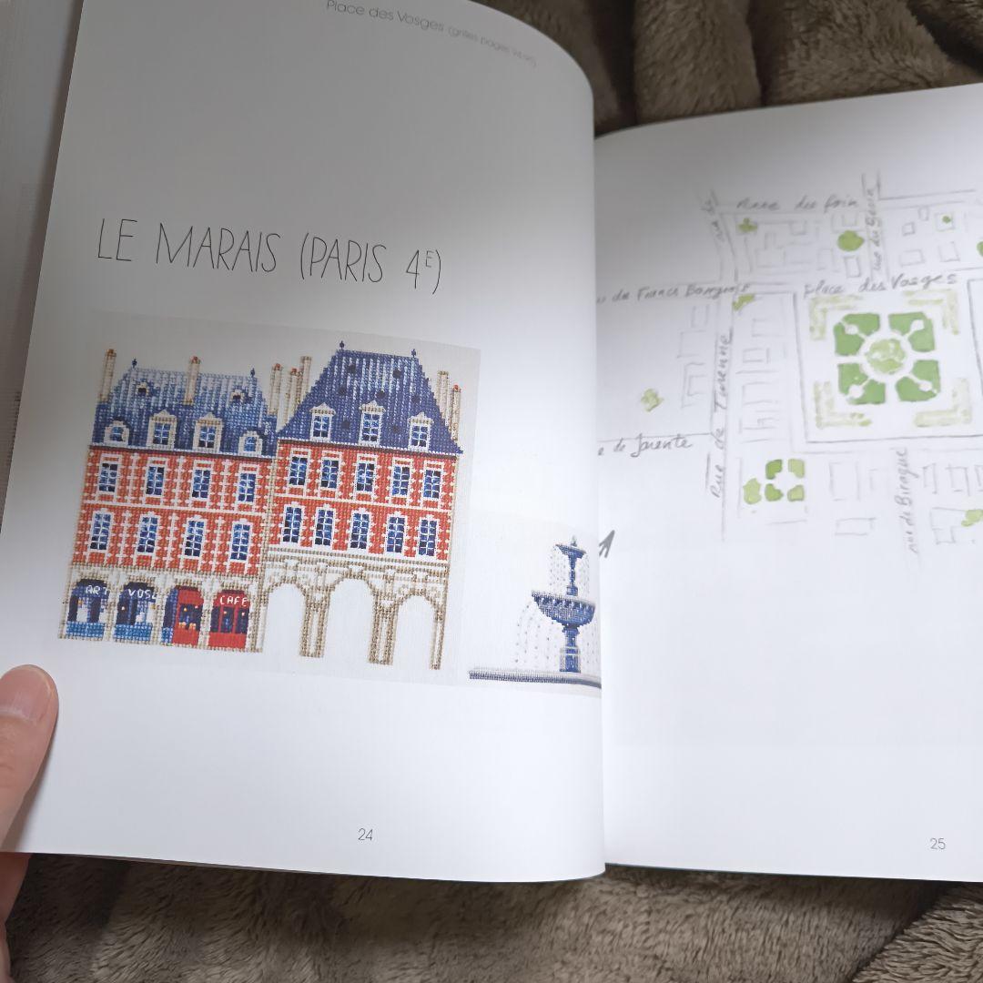 RUES DE PARIS クロスステッチ　図案集