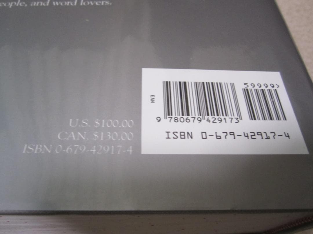 洋書 RANDOM HOUSE UNABRIDGED DICTIONARY 2nd