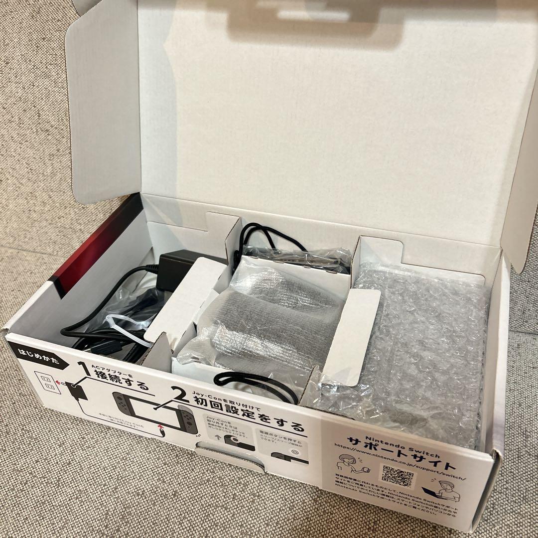 【美品】 Nintendo Switch 本体 グレー 完備品