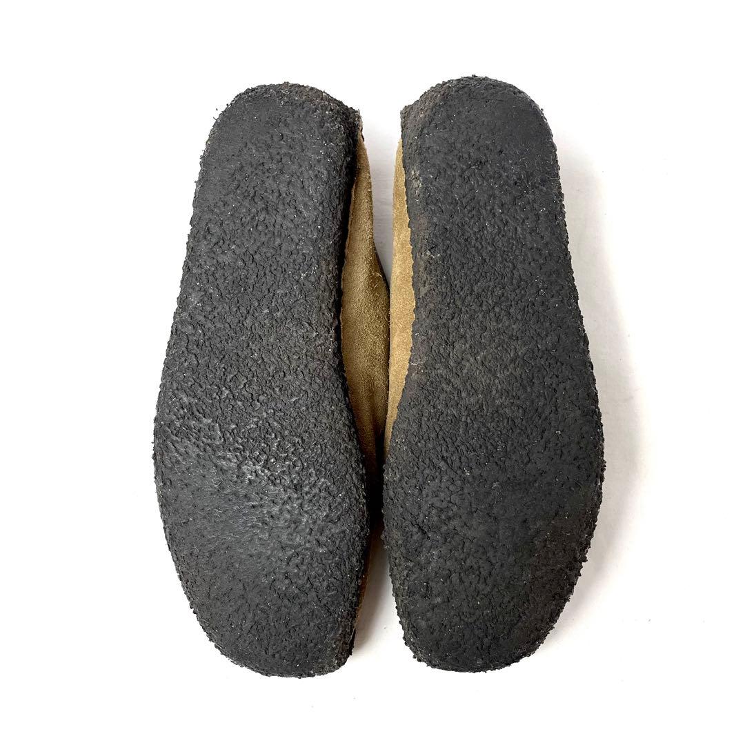 Clarks クラークス27cm ナタリー 本革 ベージュ チャーム付き 美品