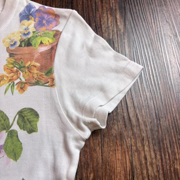 【古着】Christian Dior ガリアーノ期 半袖Tシャツ05 ロゴ＆花柄