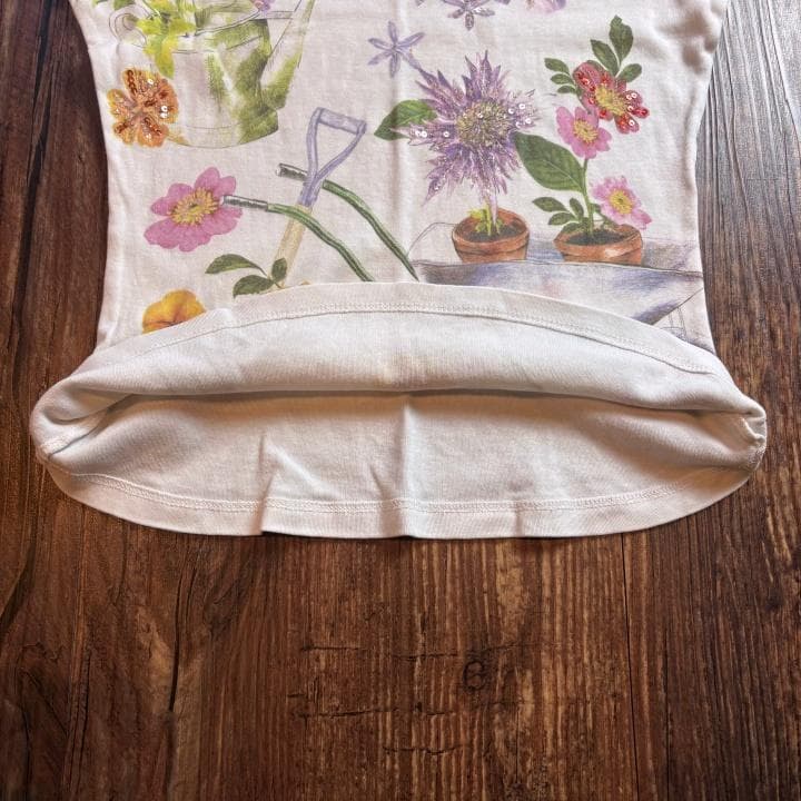 【古着】Christian Dior ガリアーノ期 半袖Tシャツ05 ロゴ＆花柄