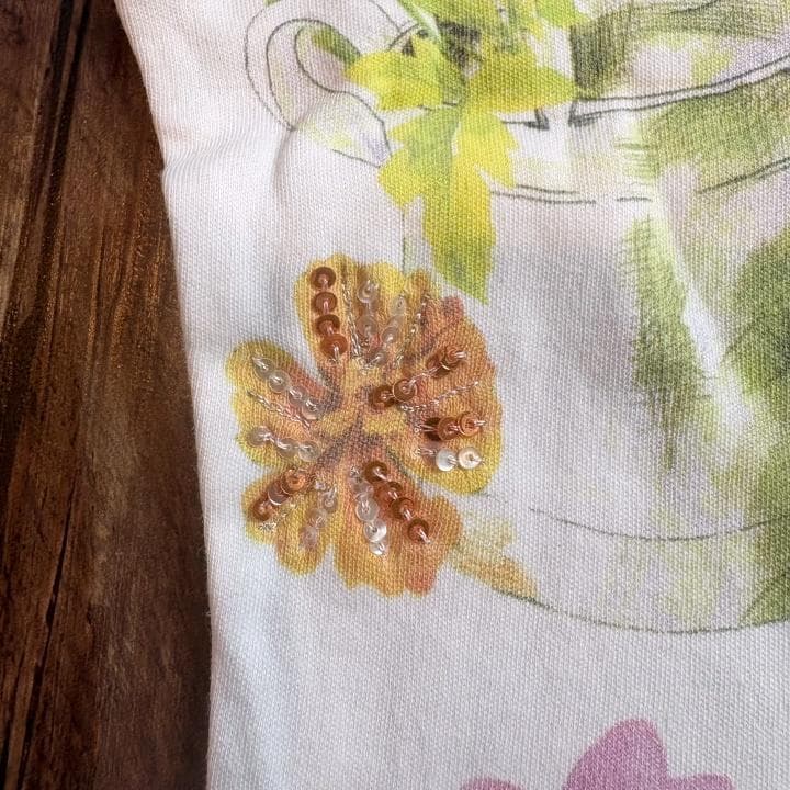 【古着】Christian Dior ガリアーノ期 半袖Tシャツ05 ロゴ＆花柄