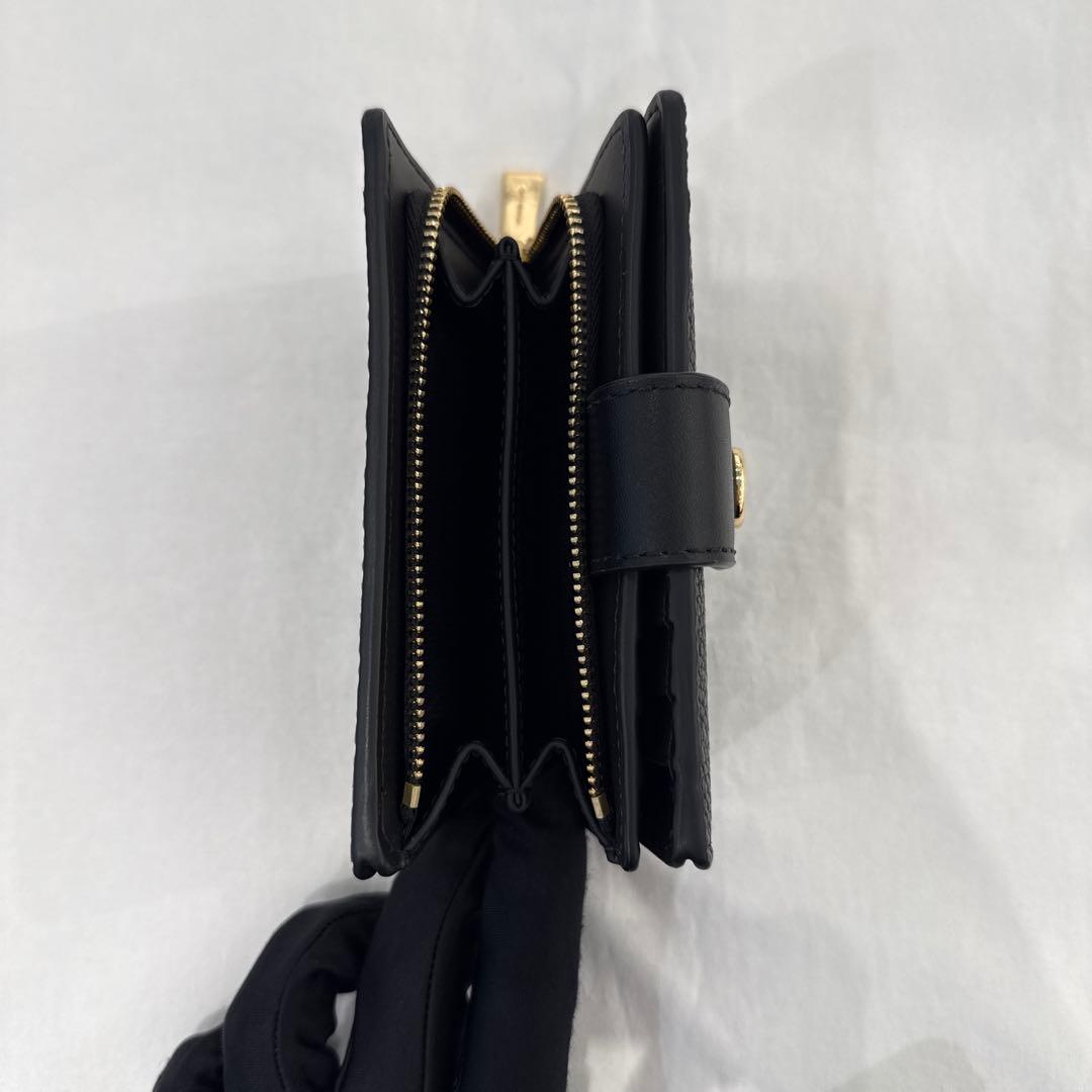 新品MICHAEL KORS ブラック 二つ折り財布 マイケルコース