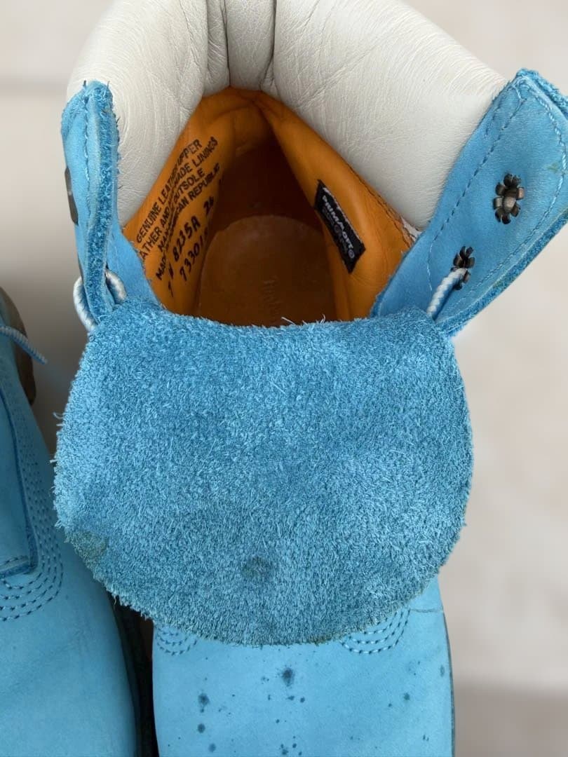 Timberland ブーツ ターコイズブルー 7インチ W