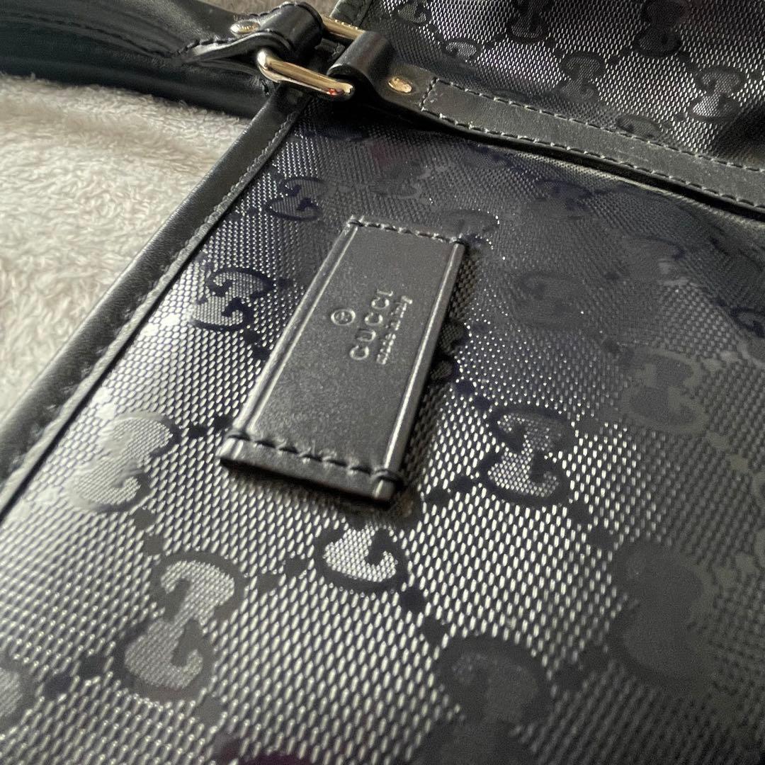 ＊brfu⭐︎tm様　　　GUCCIボストンバッグ インプリメGG PVCレザー