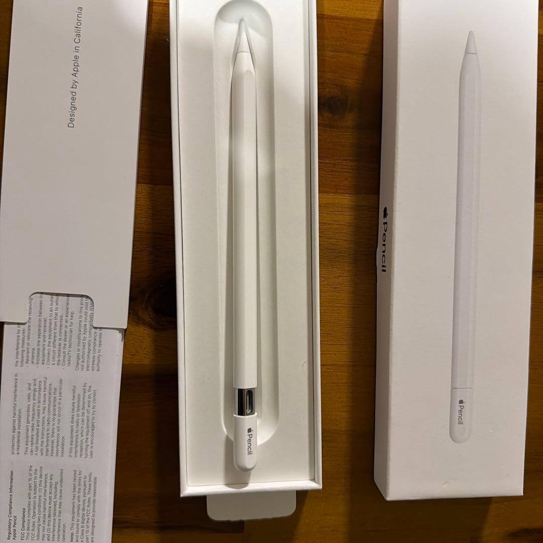 Apple Pencil usb-c 美品　ホワイト 箱付き