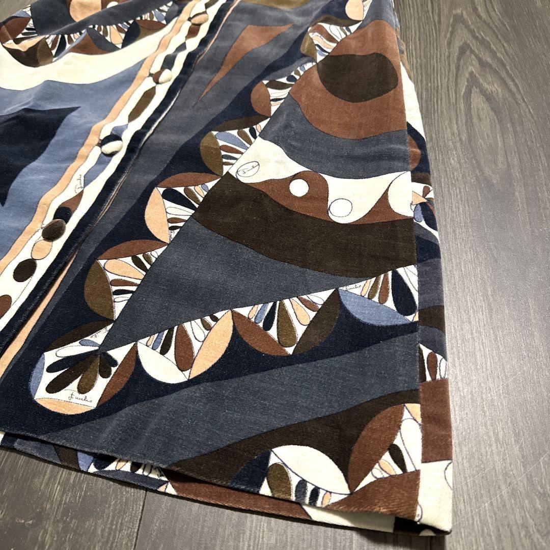 Emilio Pucci ヴィンテージ ワンピース ♡ベロア Ｍ