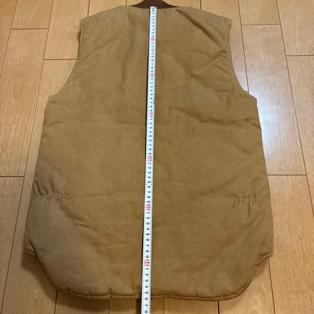 カーハート　Carhartt ダックベスト　ブラウン