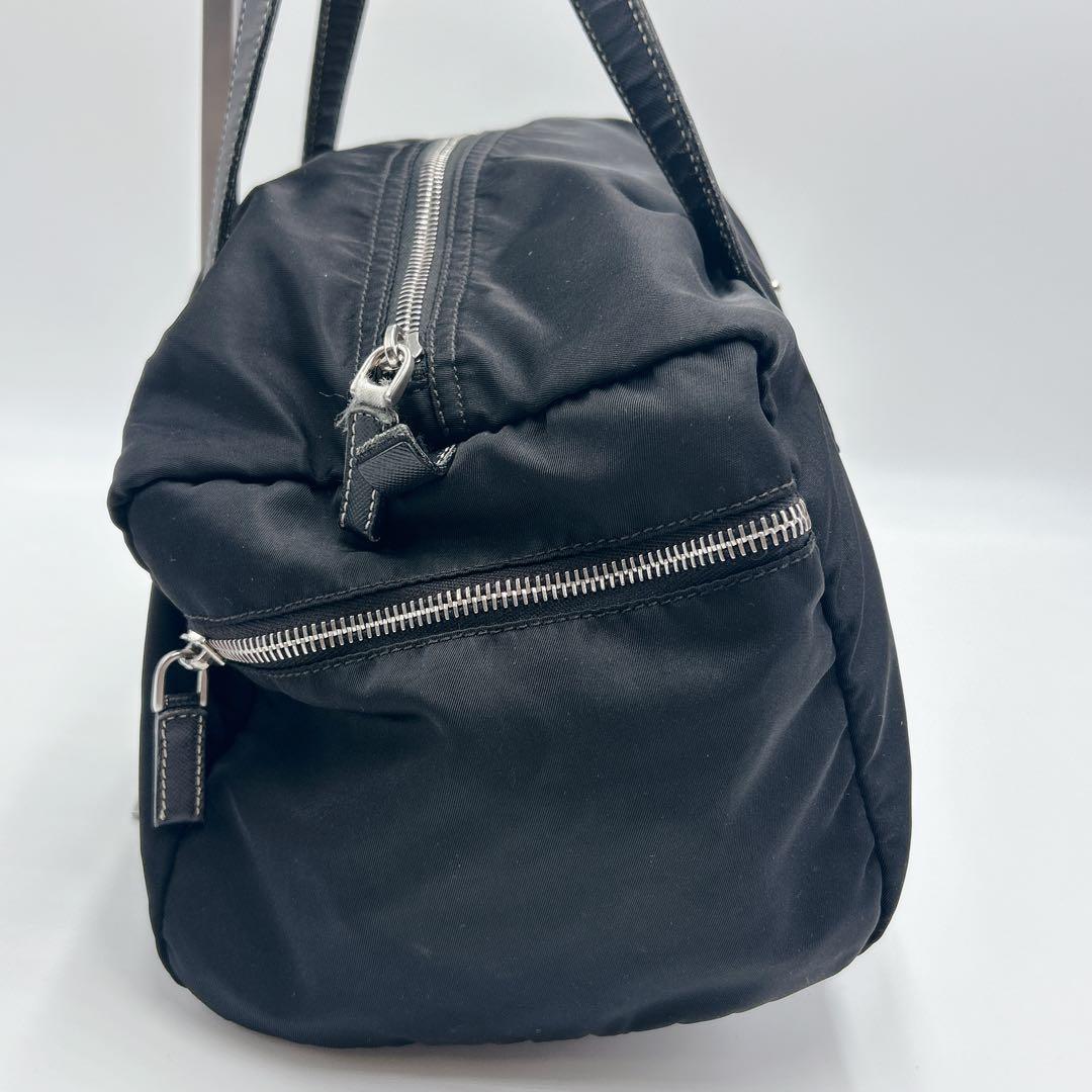 ✨極美品✨PRADA ミニボストンバッグ レザーハンドル 黒 y2k