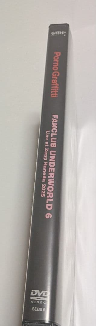 ポルノグラフィティ FANCLUB UNDERWORLD 6 DVD FC限定！