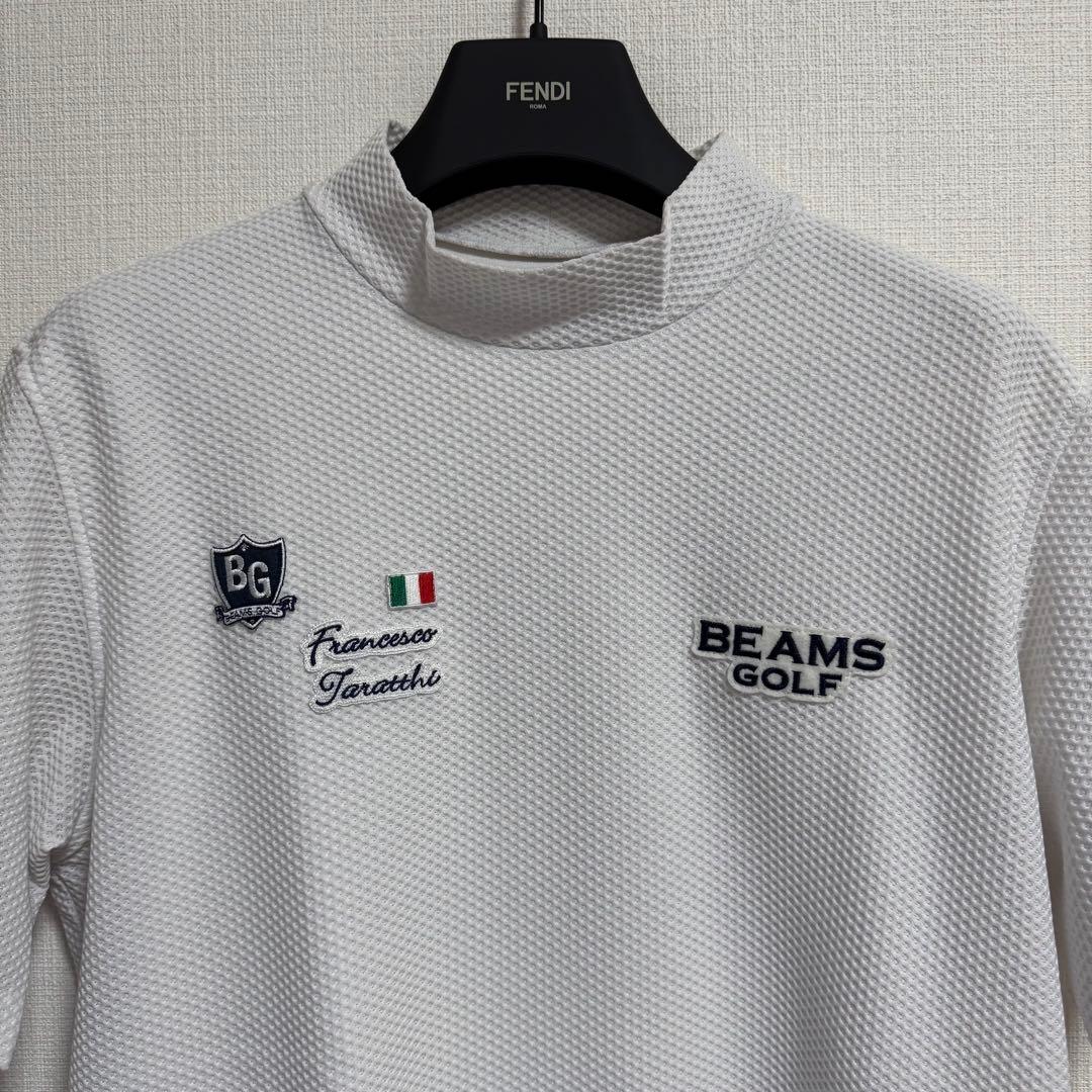 BEAMSGOLF ビームスゴルフ　メンズモックネックシャツ　サイズ表記M