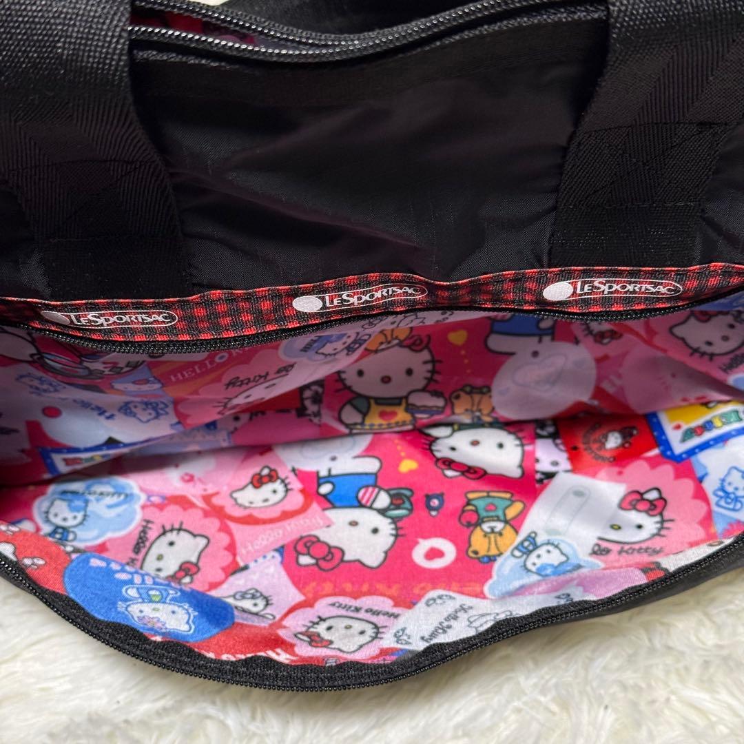 【✨新品同様✨】ハローキティ レスポートサック ボストンバッグ ポーチ付き❣️