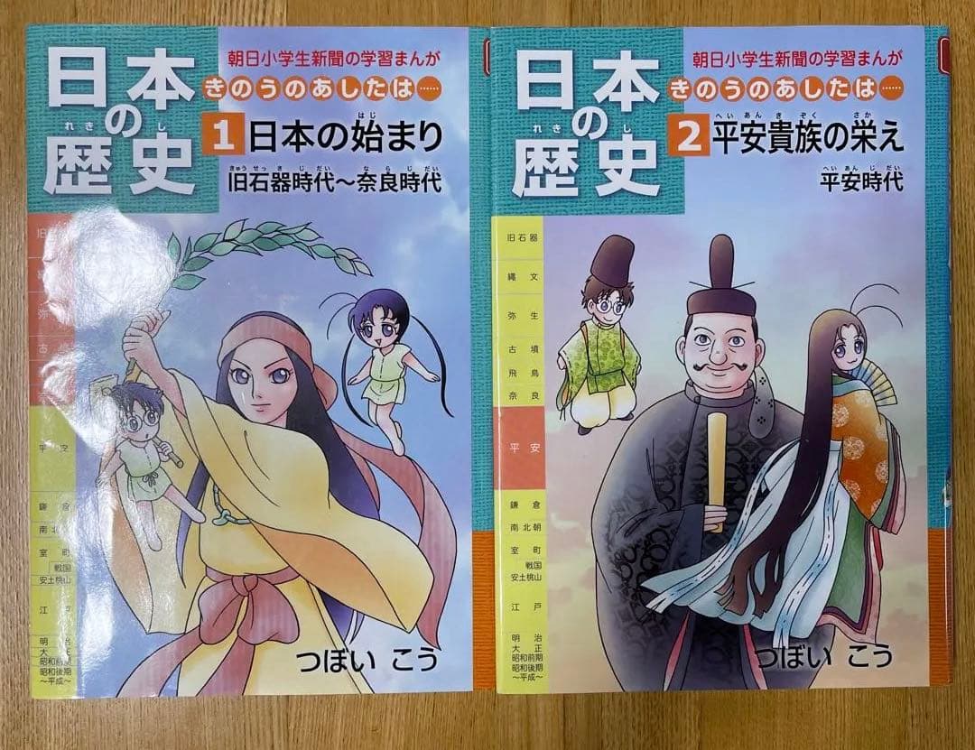 日本の歴史　全7巻　と　日本人物史 全4巻