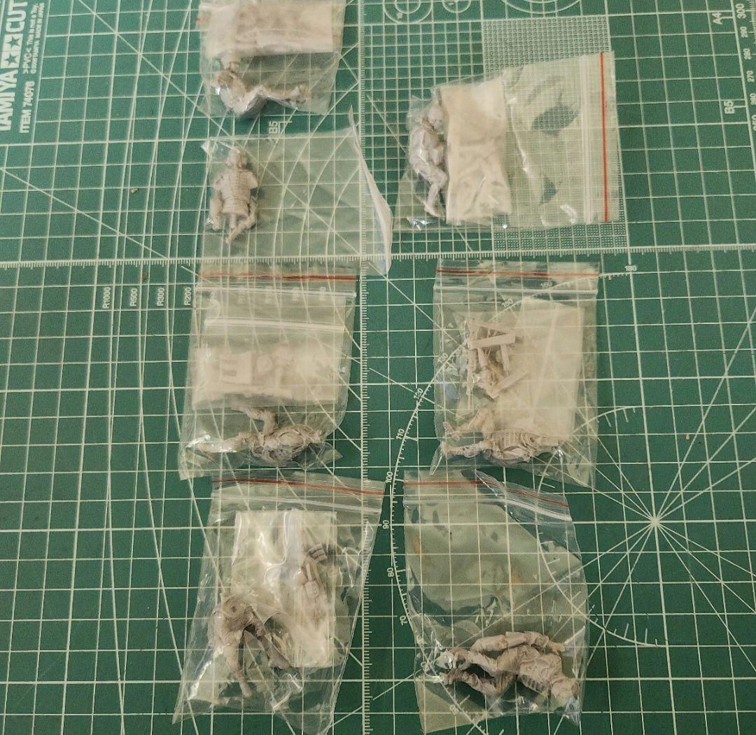1/35 戦車 搭乗員7体セット 1/8グラビアガレージキット