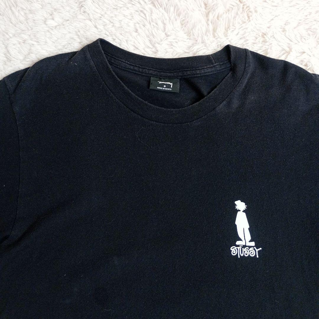 STUSSY Tシャツ シャドーマン 即完売品 ブラック