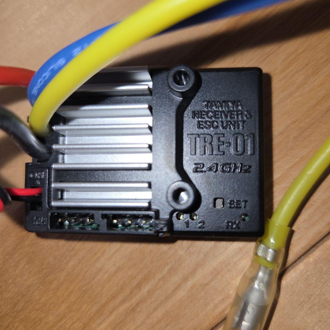 タミヤ　ファインスペック　2.4G 送信機、TRE01、TSU03セット中古