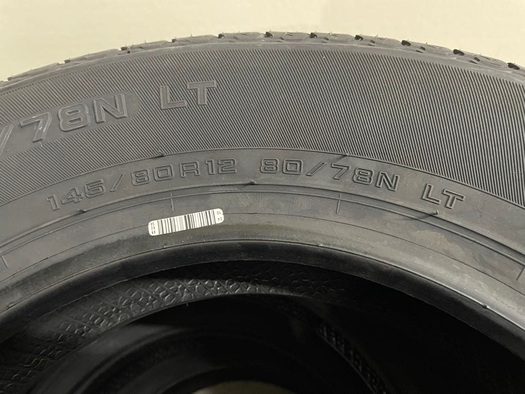 358様最終値下【新品】145/80R12 バン用タイヤ（2025年製）