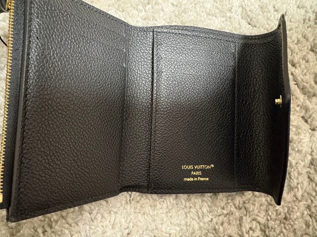 極美品‼️LOUIS VUITTON ポルトフォイユ・ヴィクトリーヌ ブラック